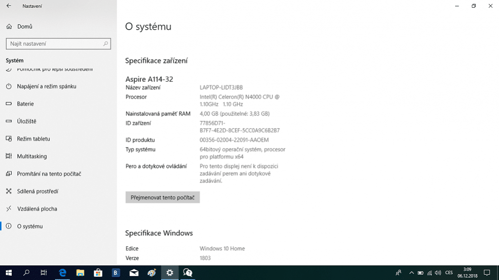 Acer Aspire 1 – základní notebook pro ty, co nespěchají 32 12 1