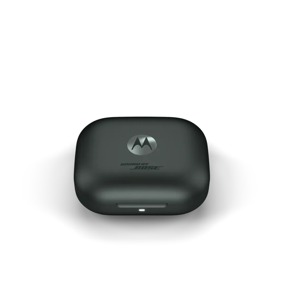 Motorola představuje nová sluchátka Moto Buds a Moto Buds+ 3 2024 moto buds forest gray front view