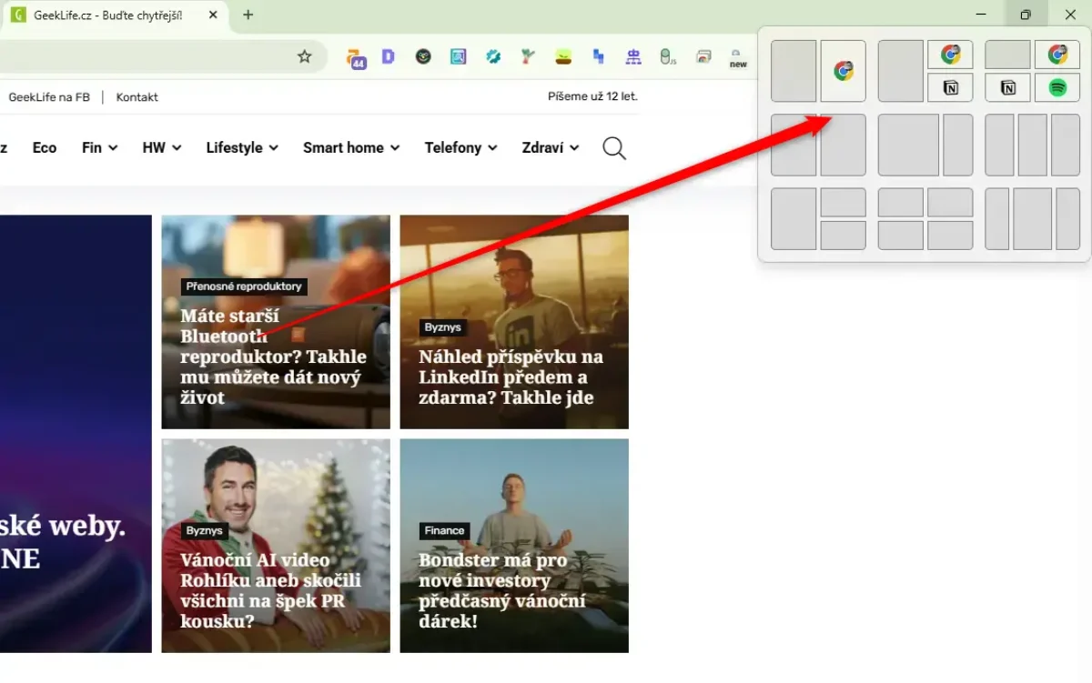 Chrome vylepšuje produktivitu práce novou skvělou funkcí 1 2025 12 05 10h04 42