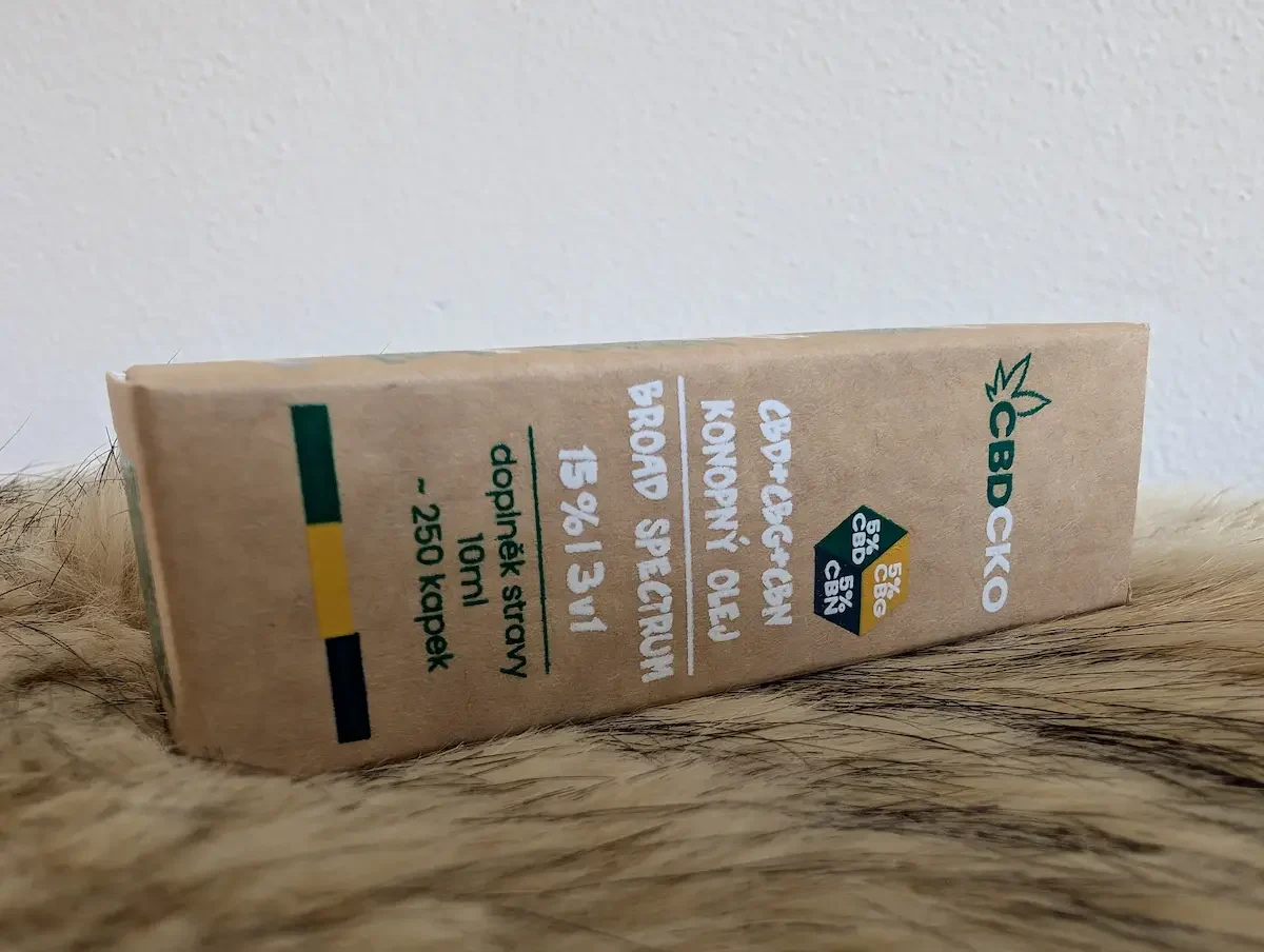 Otestoval jsem broad spectrum CBD kapky (15% CBD + 15% CBG + 15% CBN) 2 CBD kapky 124614271