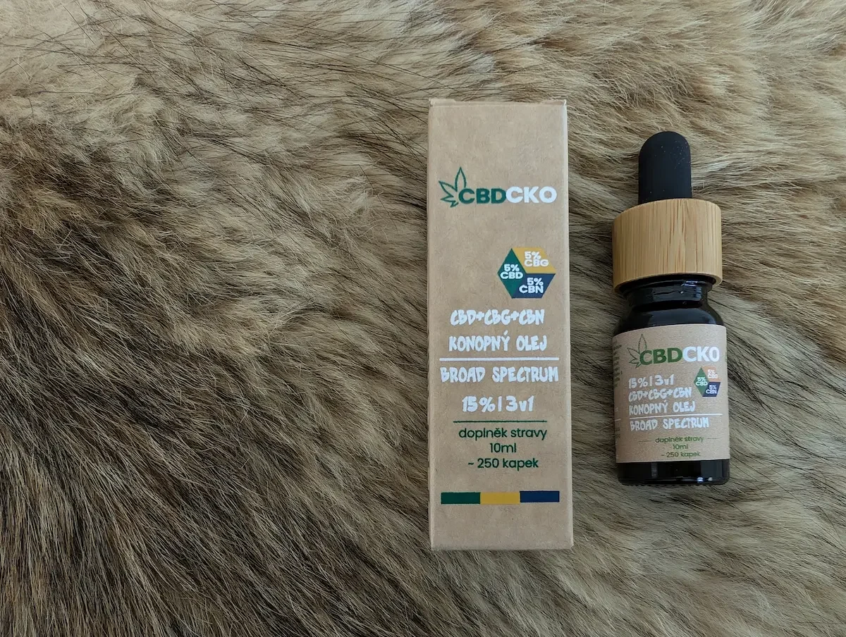 Otestoval jsem broad spectrum CBD kapky (15% CBD + 15% CBG + 15% CBN) 3 CBD kapky 124631152