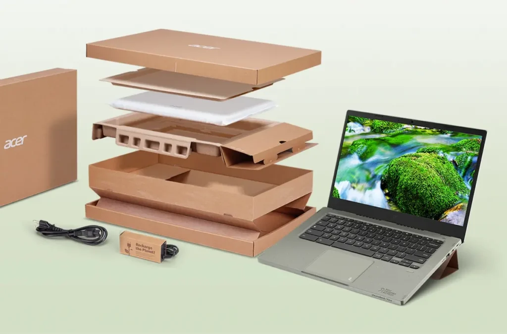 Acer Chromebook Vero 514. Jaký je top hardware v eko obalu? 1 Chromebook Vero 514 Volmar KSP 3 1 Static KSP Image Right Left XL 1