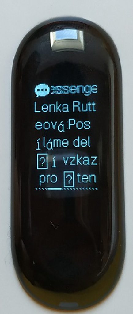 Xiaomi Mi Band 3 už umí zobrazit, co vám kdo napsal 20 IMG 20181029 142837 1