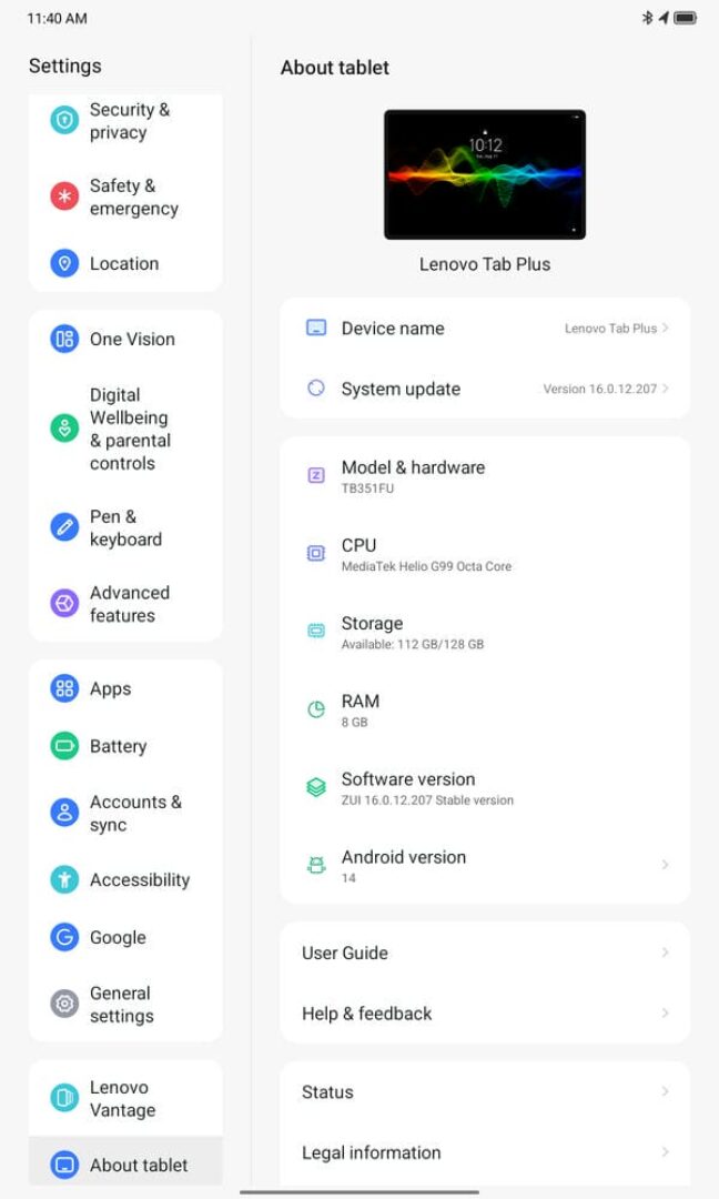 Lenovo Tab Plus: tablet pro studium, práci i zábavu. Kde exceluje a kde má slabá místa? 9 Lenovo Tab Plus 13