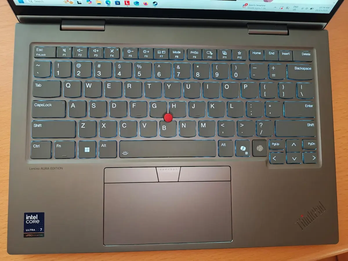 Recenze ThinkPad X1 2-in-1 Gen 10 Aura Edition: pracovní notebook s lokální AI a super odolnou konstrukcí 26 Lenovo ThinkPad X1 13 1