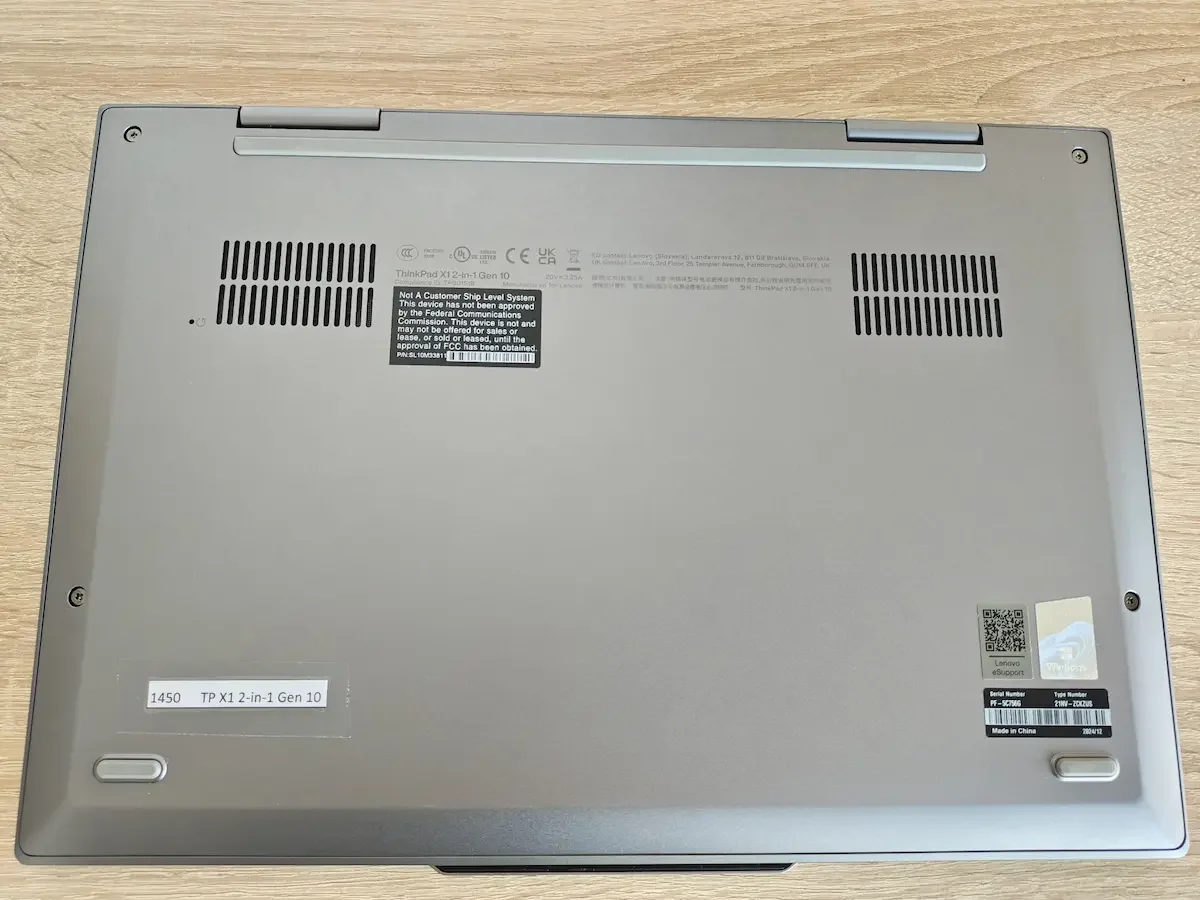 Recenze ThinkPad X1 2-in-1 Gen 10 Aura Edition: pracovní notebook s lokální AI a super odolnou konstrukcí 7 Lenovo ThinkPad X1 19 1