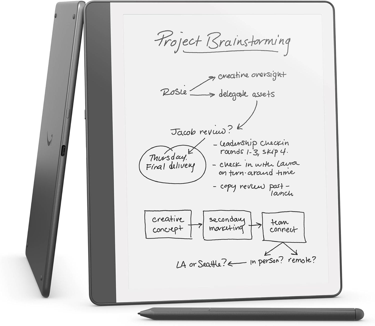 Amazon Kindle Scribe 2024 16GB šedý s prémiovým perem