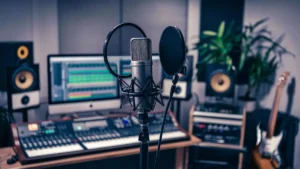 Na obrzku je hudebn studio Vidme velk konde 1