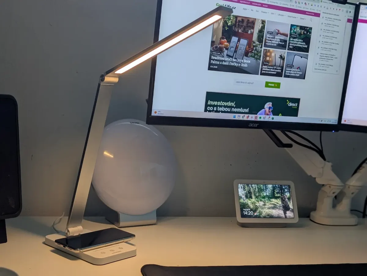 Jaká je moje nová stolní LED lampička s bezdrátovým nabíjením od Cubenest? 5 PXL 20260422 122046435.PORTRAIT