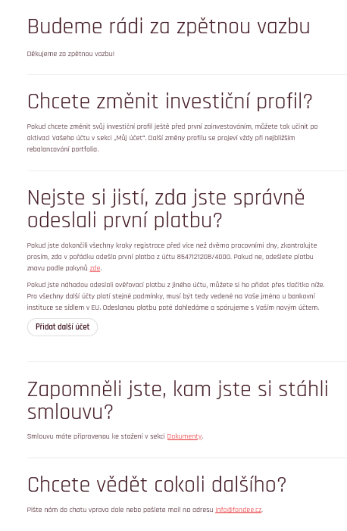Naše dojmy z investiční platformy Fondee po 2 a půl letech 24 Screenshot 2023 11 01 at 09 35 36 Fondee
