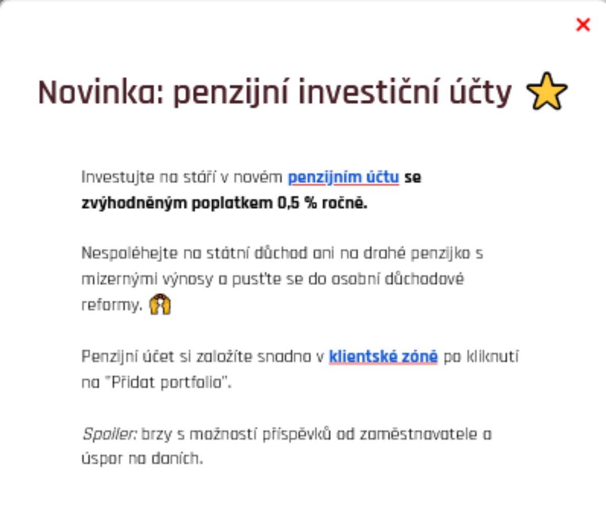 Naše dojmy z investiční platformy Fondee po 2 a půl letech 26 Screenshot 2023 12 08 at 15 30 25 Fondee