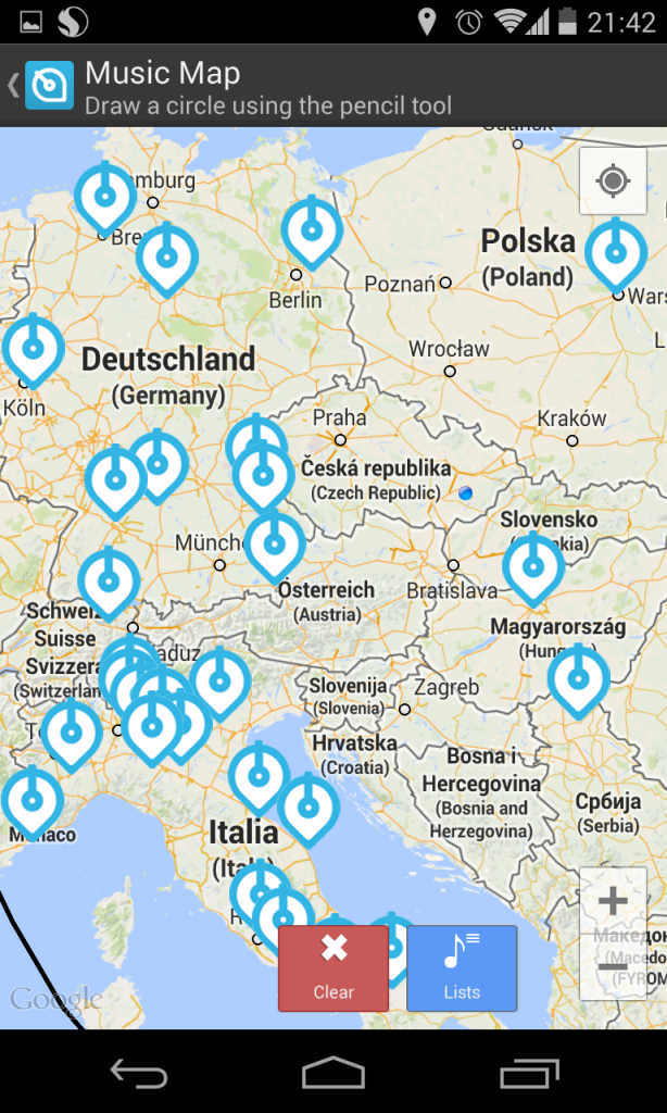 Hudebně sociální integrace se Soundwave 21 Music Map v podání Soundwave