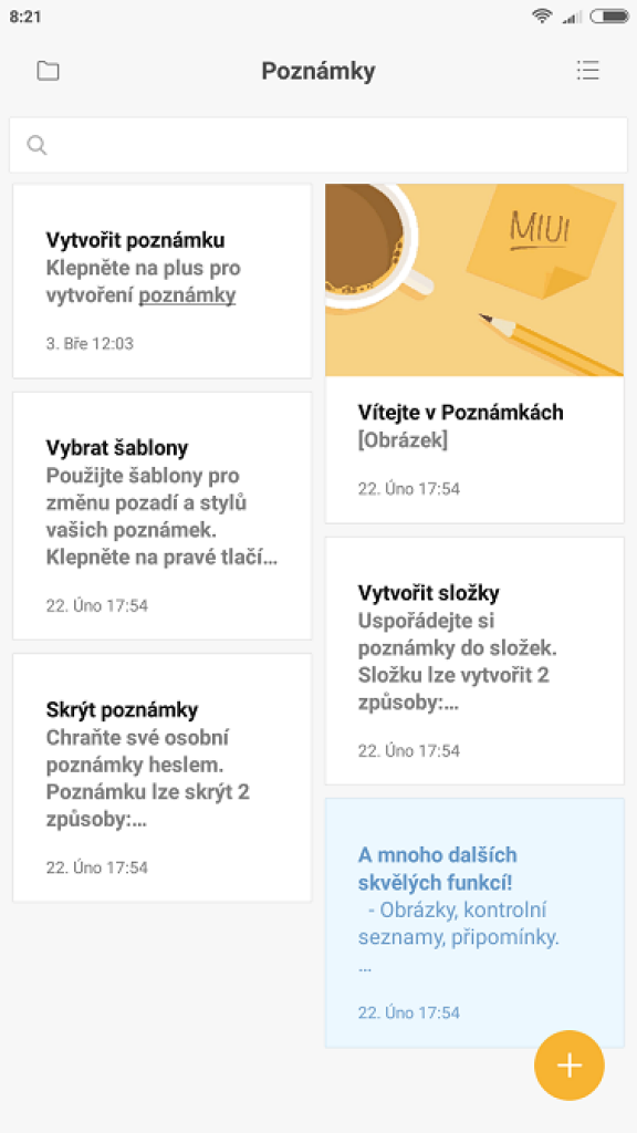 Xiaomi Mi Note 3 prostě šlape! A jaké dělá fotky? Fantastické! 27 Screenshot 2018 03 09 08 21 05 891 com.miui .notes