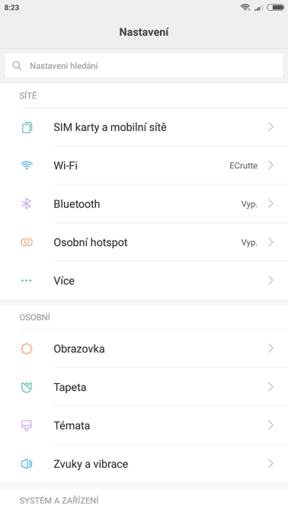Xiaomi Mi Note 3 prostě šlape! A jaké dělá fotky? Fantastické! 29 Screenshot 2018 03 09 08 23 00 545 com.android.settings
