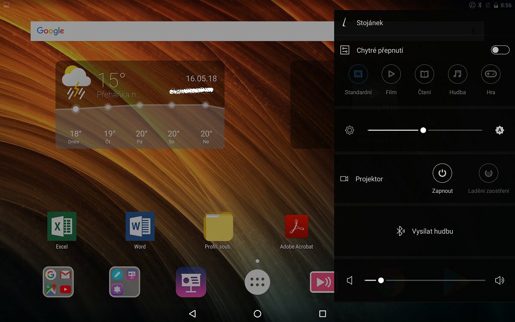 Lenovo Yoga Tablet 3 Pro: více zábavy, méně práce s 10 palci 24 Screenshot 2018 05 16 08 56 55 600