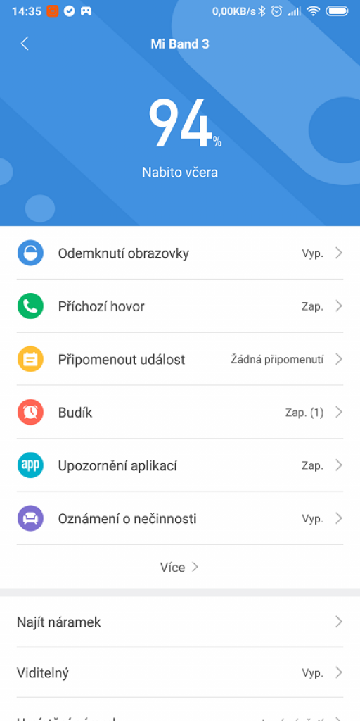 Xiaomi Mi Band 3 už umí zobrazit, co vám kdo napsal 35 Screenshot 2018 10 30 14 35 00 826 com.xiaomi.hm .health