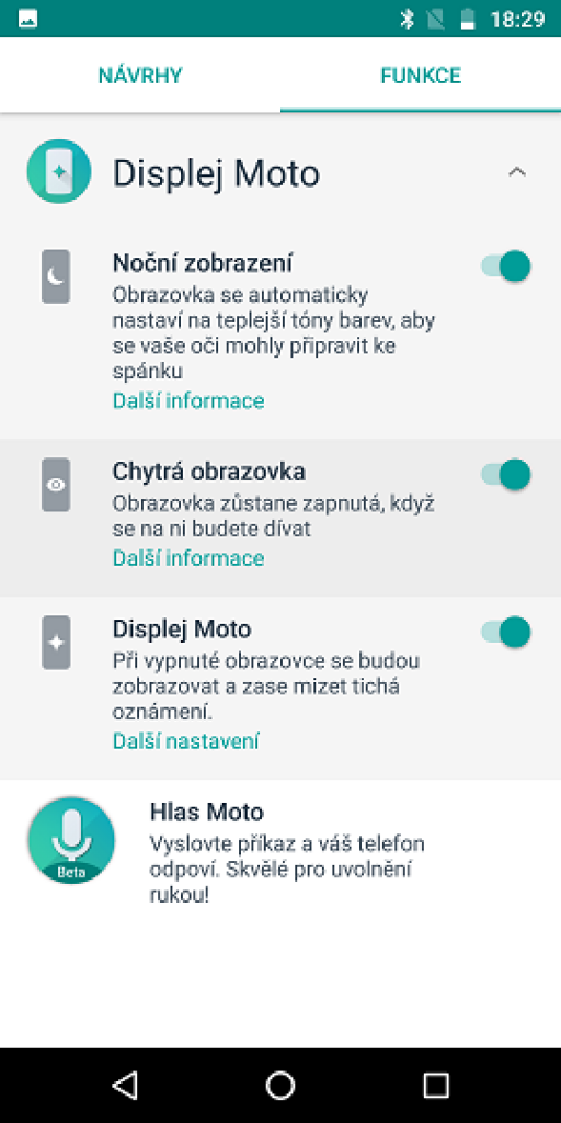 Lenovo Moto G6 Plus – plácačka střední třídy s vychytanými Moto funkcemi a duálním foťákem 4K 20 Screenshot 20180731 182930