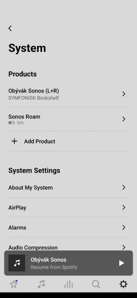 Sonos Roam. Malý tělem, velký schopnostmi 9 Screenshot 20220714 084140