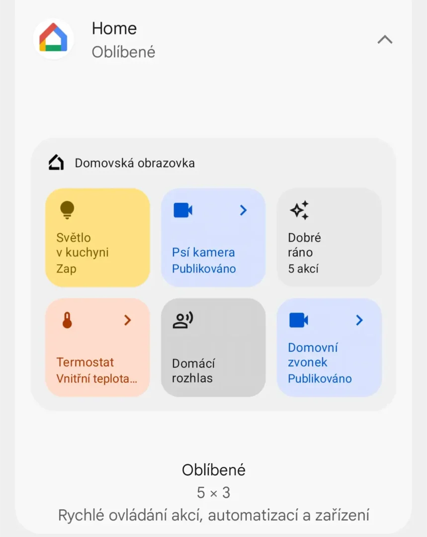 Google Home konečně dostane vlastní widget 1 Screenshot 20240610 081130 1