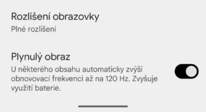 Jak šetřit baterii v mobilu s Androidem? Tyto tipy z praxe výdrž zvýší 3 Screenshot 20241105 160317