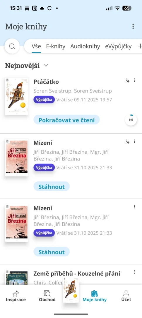 PalmKnihy mají po letech průšvihů konečně novou mobilní aplikaci. V čem se zlepšila a kde ještě kulhá? 1 Screenshot 20251022 153119