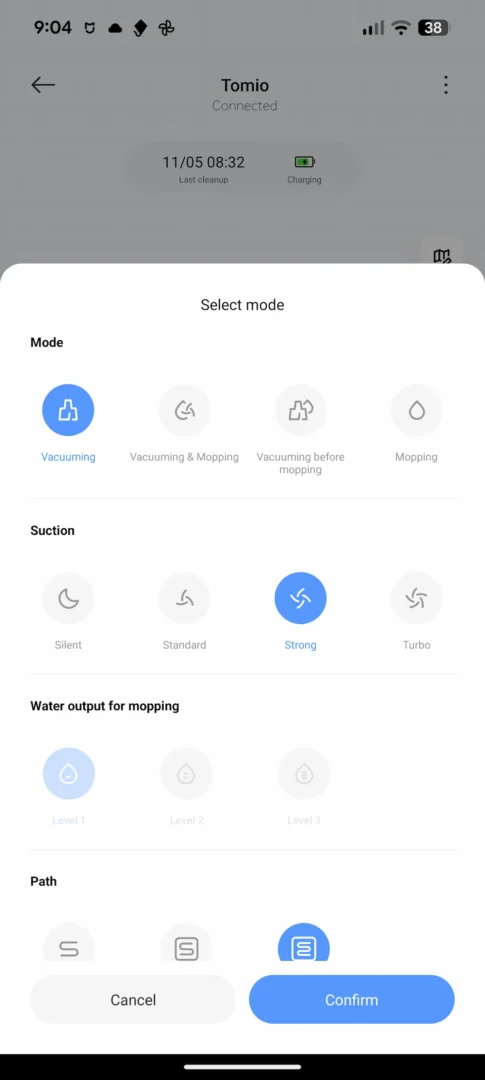 Robotický vysavač Xiaomi S40: první dojmy 4 Screenshot 20251105 090427