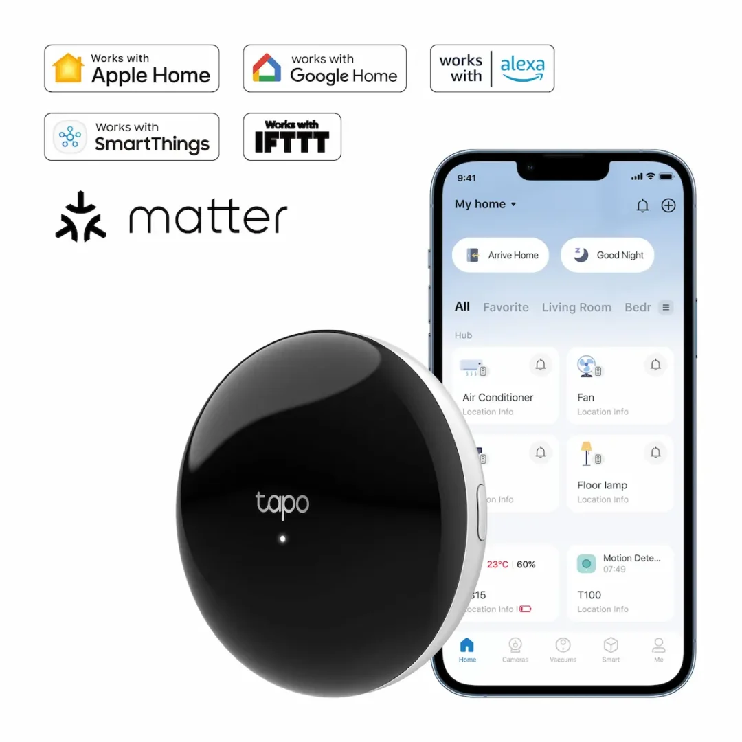 Tapo představilo nový IoT hub s podporou infra a Matter 2 Tapo H110 EU 1.0 overview 2