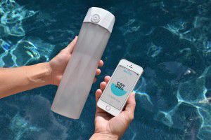 White Hidrate Spark Bottle and Water tracking app