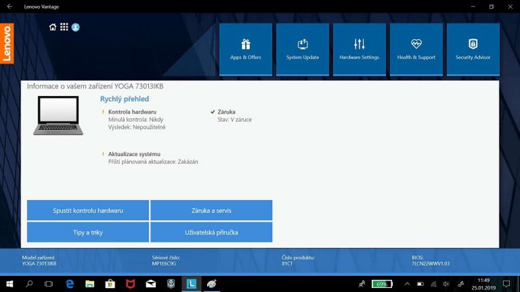 Lenovo Yoga 730-13IKB - kovový konvertibl o velikosti čtvrtky (papíru) 43 Yoga 730 18