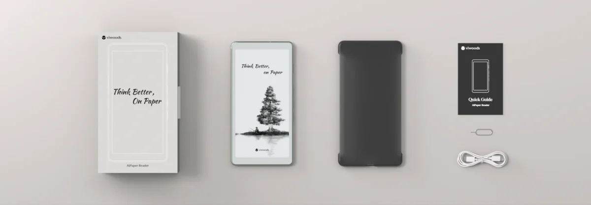 Viwoods AiPaper Reader se dere na špici mezi čtečkami e-knih ve tvaru mobilu 5 aipaper reader package include