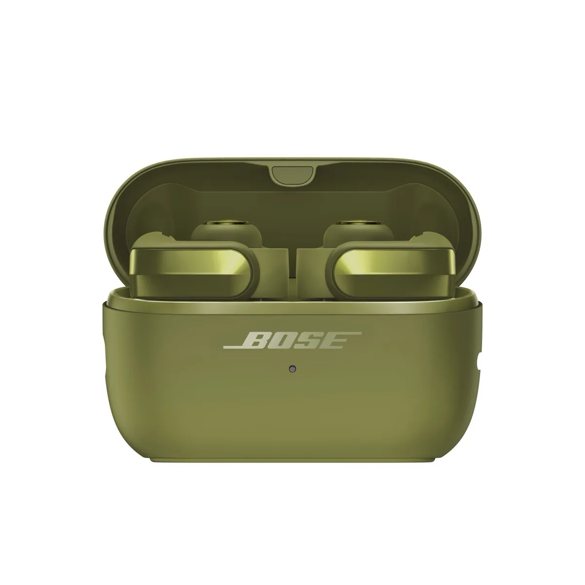 Bose Ultra Open Earbuds 2. generace vydrží devět hodin, sportovní verze Sport Open stojí 4 900 Kč 22 Bose Ultra Open Earbuds (2nd Gen) Olive Green – otevřené nabíjecí pouzdro v olivově zelené barvě se sluchátky uvnitř