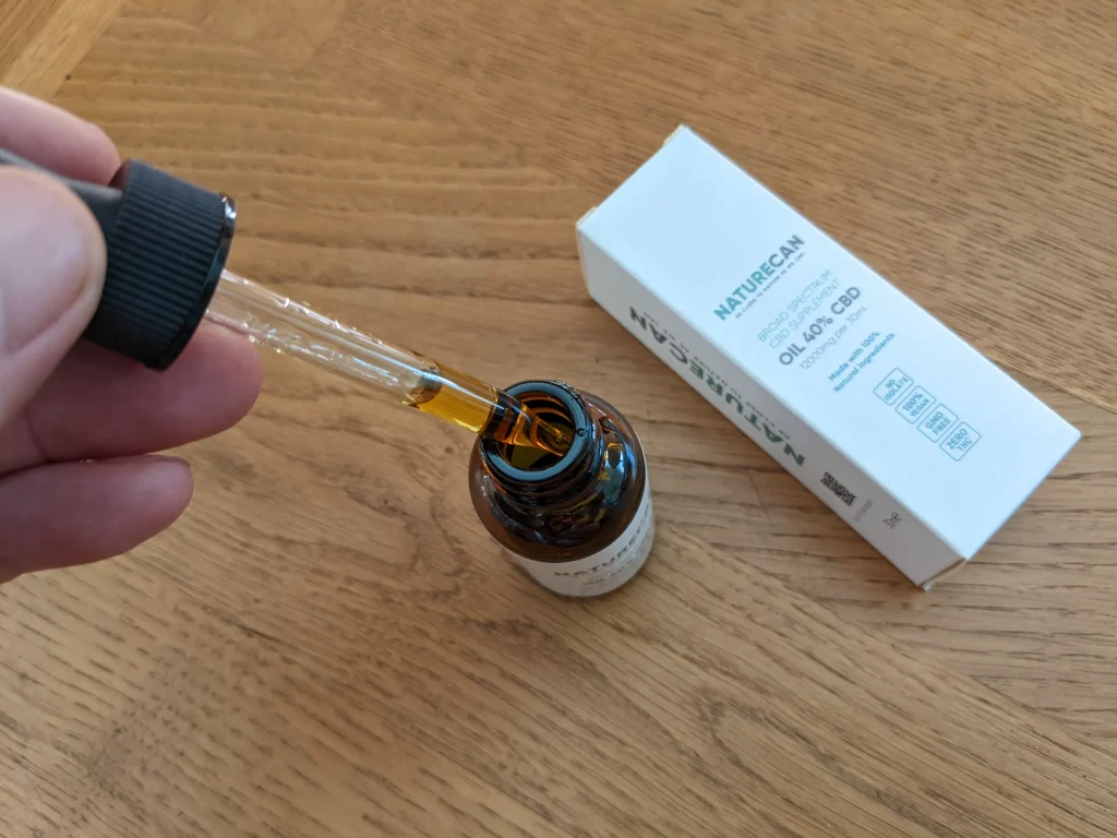 Zkusil jsem nejsilnější 40% CBD olej od Naturecan 4 cbd naturecan 40 083440751