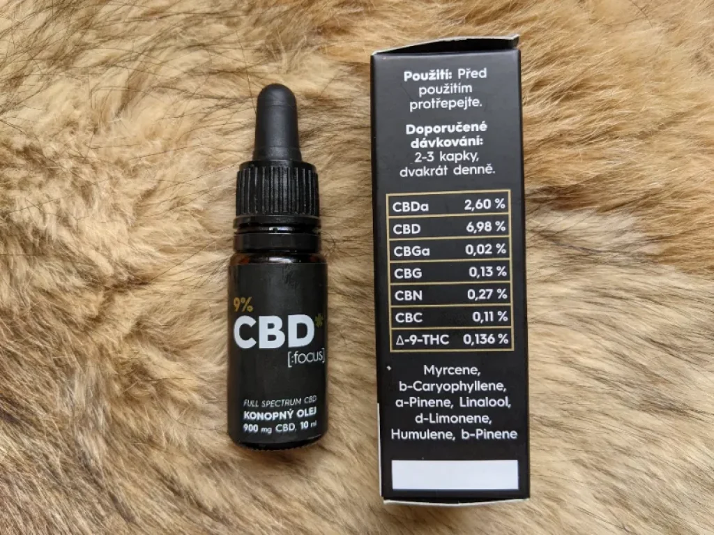 CBD olej FOCUS 10% od CBDStar. Mé zkušenosti po dvou měsících 1 cbdstar 20210528 141733183