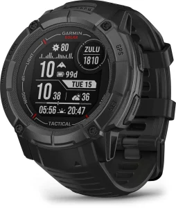 Garmin Instinct 2X Solar Tactical Edition Garmin Instinct 2X Solar Tactical Edition – černé odolné pouzdro s displejem rozděleným na dvě okna
