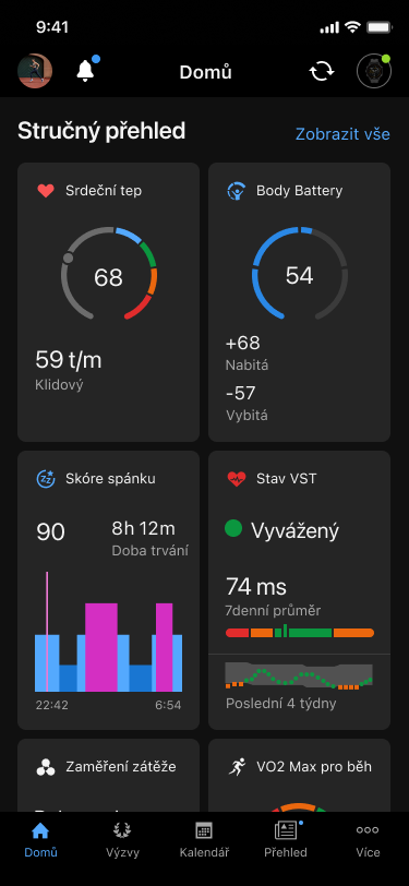 Garmin CIRQA Smart Band: náramek bez displeje s výdrží 10 dní 16 Přehled běžeckého výkonu