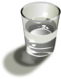 glass of water by pau4o