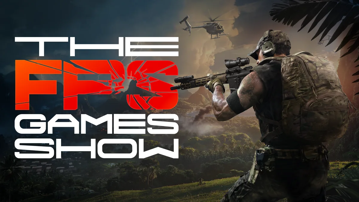 Aktualizace 0.5 pro Gray Zone Warfare přináší úkryty a pošle vás pašovat drogy 3 Gray Zone Warfare — klíčová grafika přehlídky FPS Games Show s vojákem a helikoptérou nad džunglí