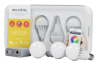 Hra světel s wifi LED žárovkami 1 Hra světel