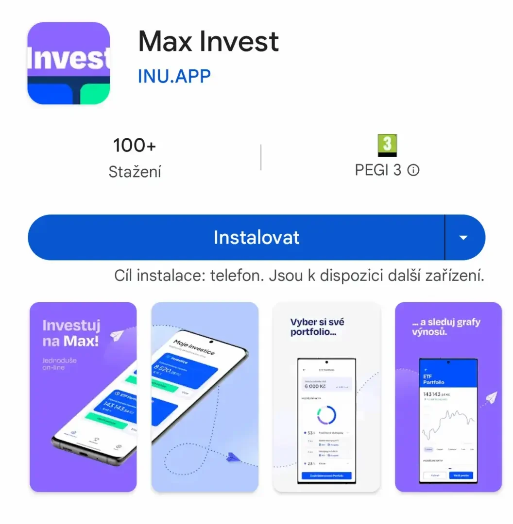 Banka Creditas spouští ETF a podílové fondy. S jednoduchou aplikací chce „Čechy konečně rozinvestovat“ 1 max invest