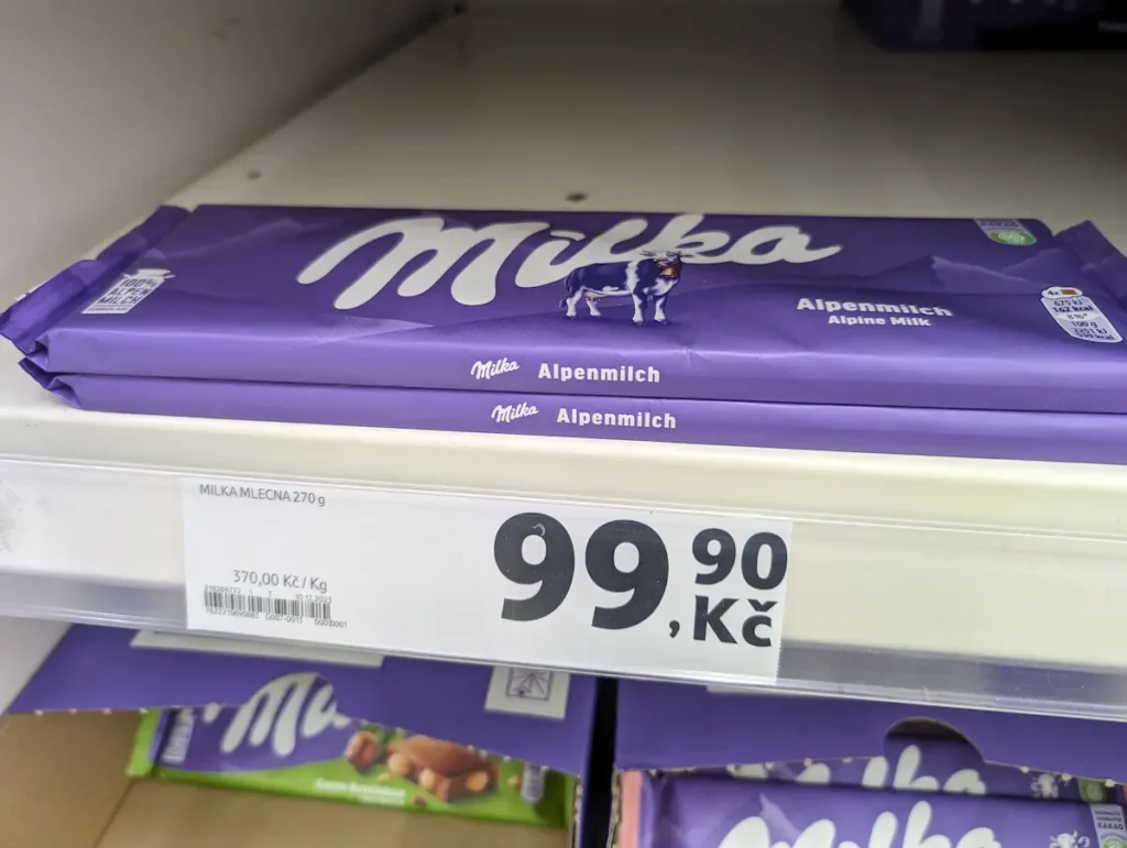 Zdražování, které na první pohled nevidíte 1 milka shrinkflace
