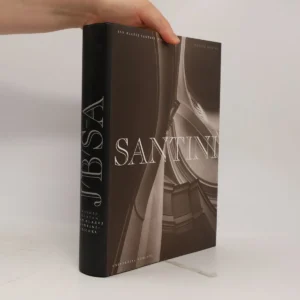 Santini Santini: monografie Mojmíra Horyny z roku 1998, pohled na přední obálku