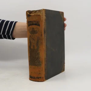 Ottův slovník naučný XIII. Ottův slovník naučný XIII.: svazek z roku 1898 v ruce, pohled na hřbet a přední desku