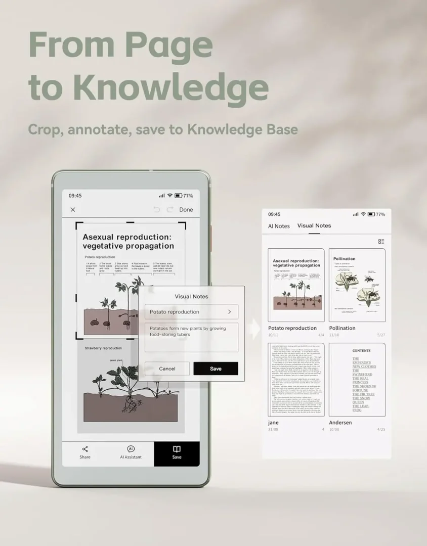 ViWoods AiPaper Reader C: Barevný e-ink a Android 16 v ultratenkém těle 1 paper reader c