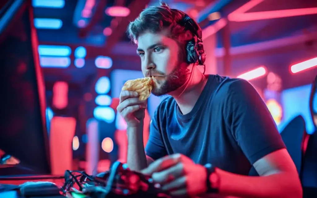Pět návyků počítačového maniaka, které mu zachrání zdraví 1 pc hrac jidlo