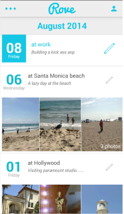 Lifelogging aplikace Rove přichází na Android 1 Rove