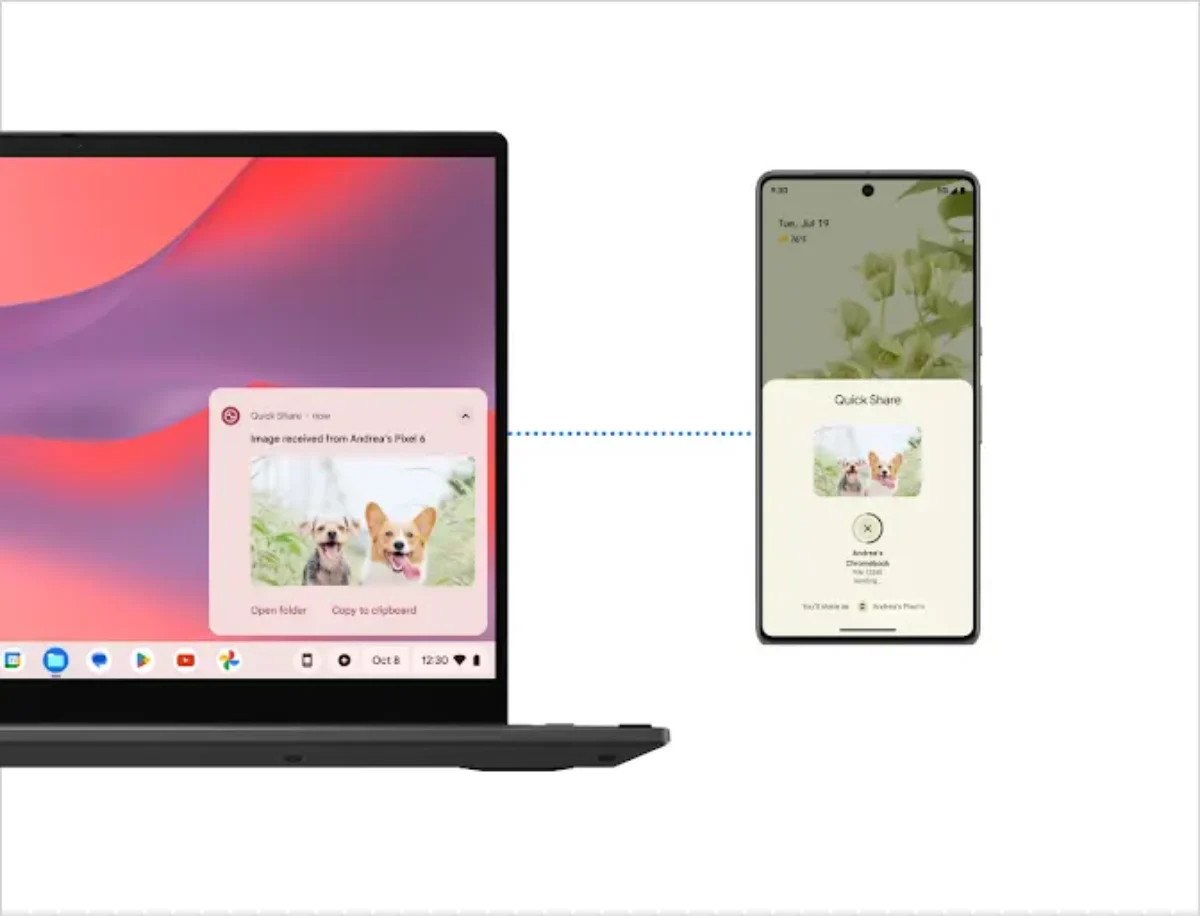 Nové funkce pro Chromebooky jsou tu. Máme detaily 1 sdileni chromebook