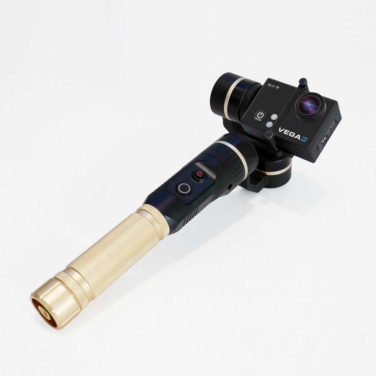 Stabilizace obrazu s Niceboy Gyro a kamerou VEGA 4K 1 NICEBOY™ GYRO 3-osý stabilizátor pro akční kamery