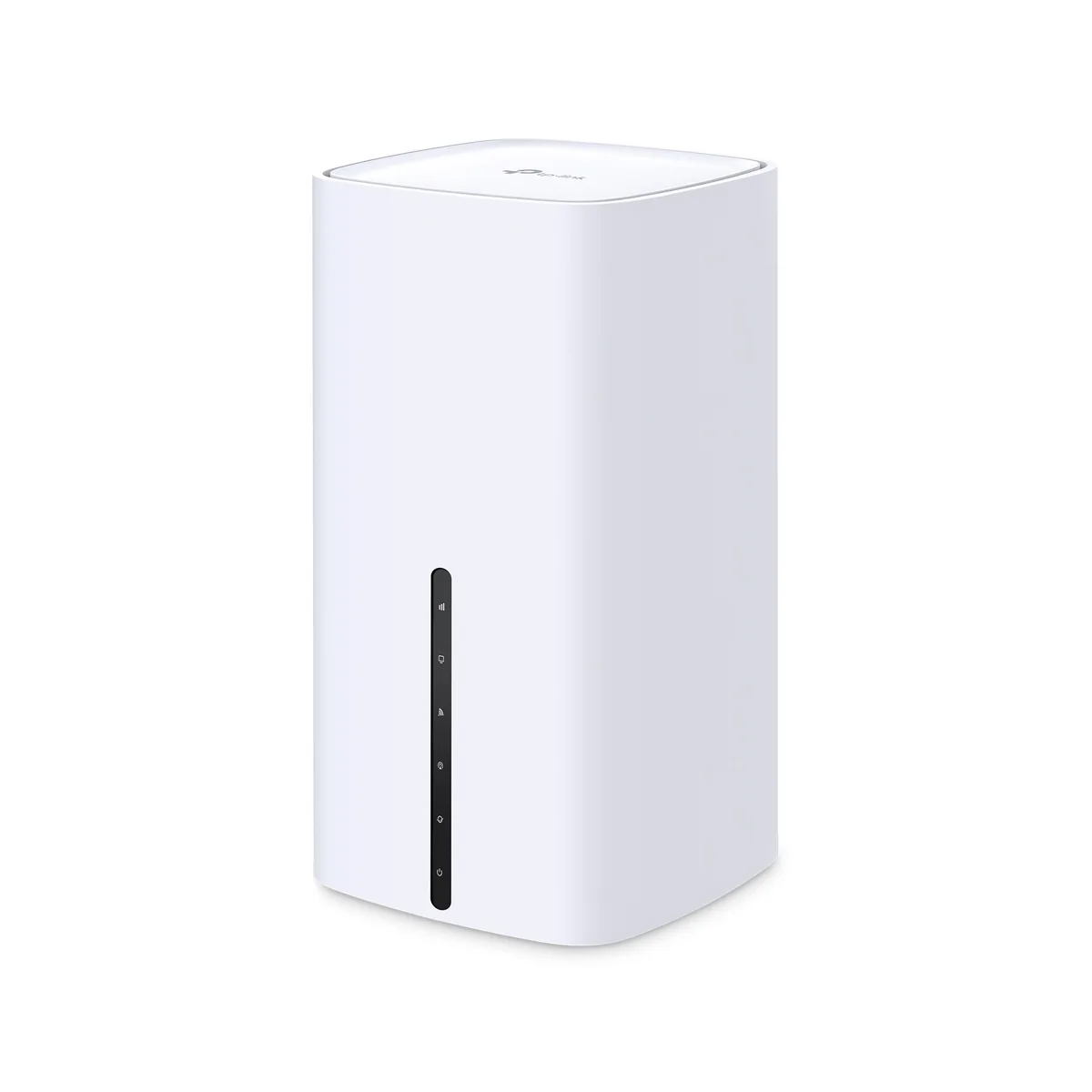 TP-Link Archer NX505 rozjede internet po vložení SIM a stáhne až 6,47 Gb/s 1 TP-Link Archer NX505 — čelní pohled na bílý router s podélným pruhem stavových kontrolek